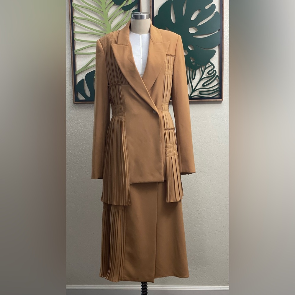 Jonathan Simkhai Pleated Jacket - image 7